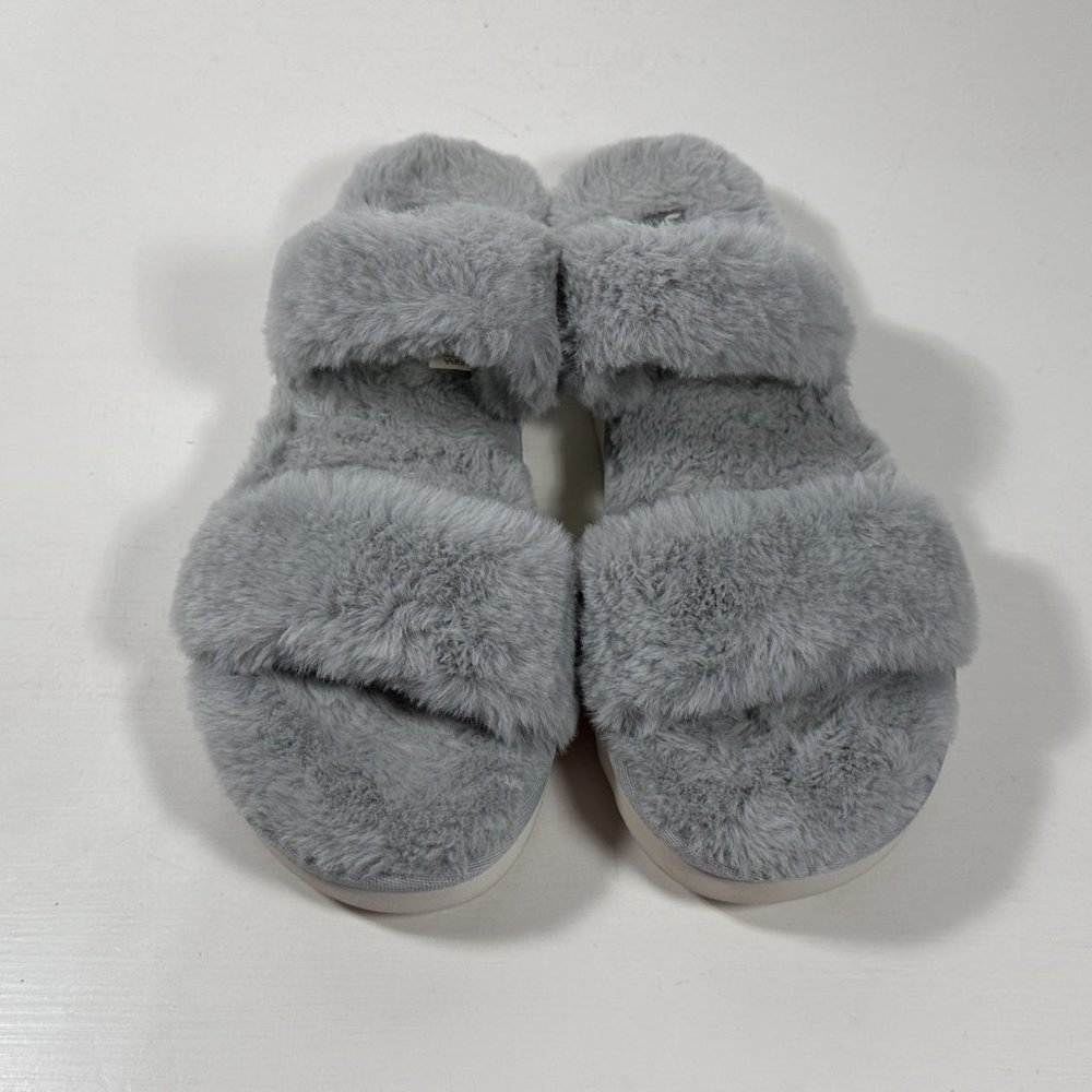 Koolaburra By Ugg Fuzz On Gray Slipper Sandals Wo… - image 4